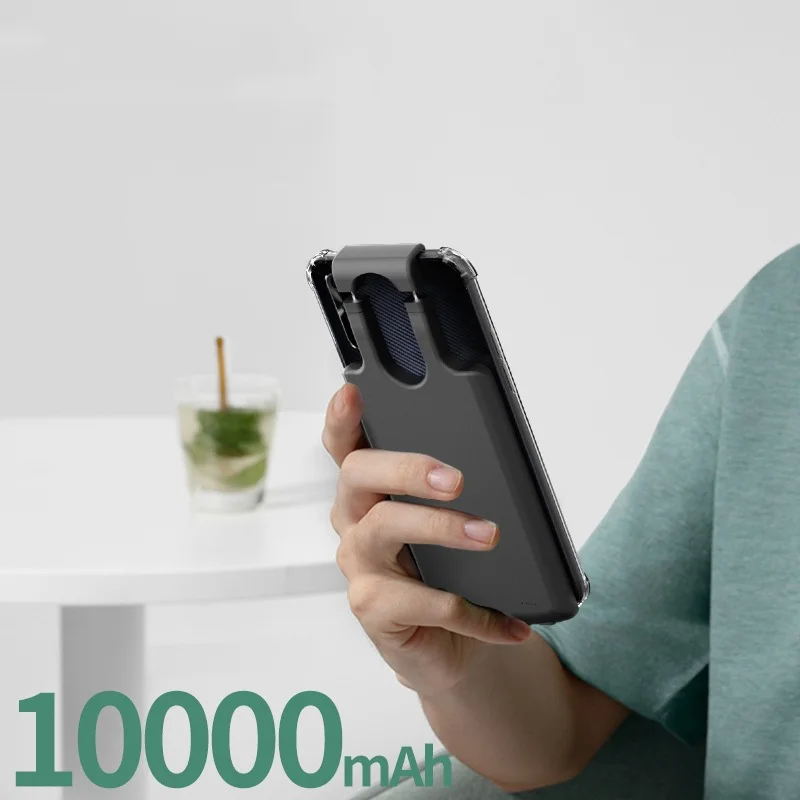 

10000mAh Universal Battery Charger Case Powerbank Elastic Stretch Power Bank For iPhone Samsung Xiaomi