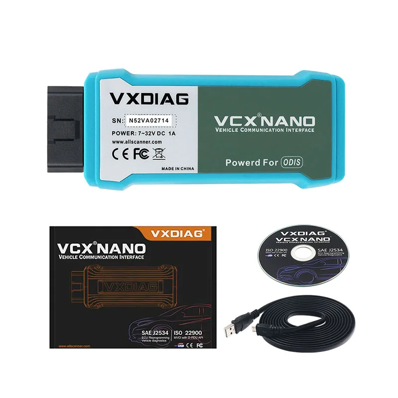 Новый VXDIAG VCX SE для VW Замена 5054A/ 6154 Автомобильный сканер Wifi USB ECU программирование