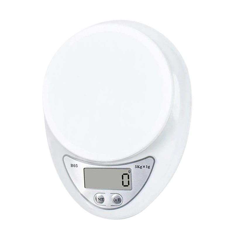5Kg/1G LED Electronic Scales Food Coffee Balance Measuring Weight Portable Digital Baking Scale Kitchen Accessories Tool