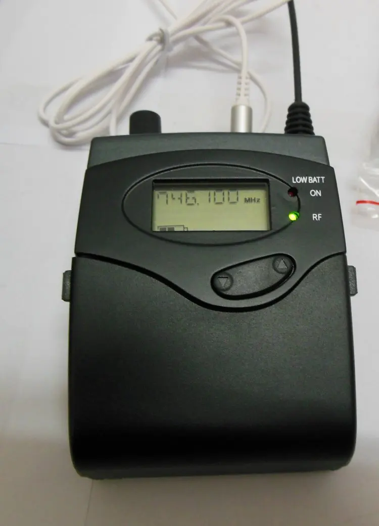 Фото Bodypack Приемник поясной рюкзак Приемники-вкладыши для прослушивания беспроводной системы мониторинга Tour Guide DSLR Камера Видеокамера Микрофон №1