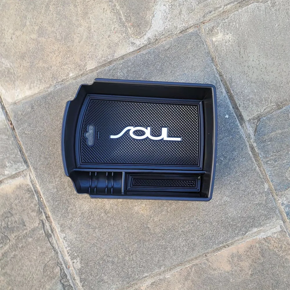 

Ящик для хранения в подлокотнике автомобиля для KIA Soul EV/Booster 2020 2021-2023 ящик для хранения на центральную панель управления авто аксессуары для интерьера