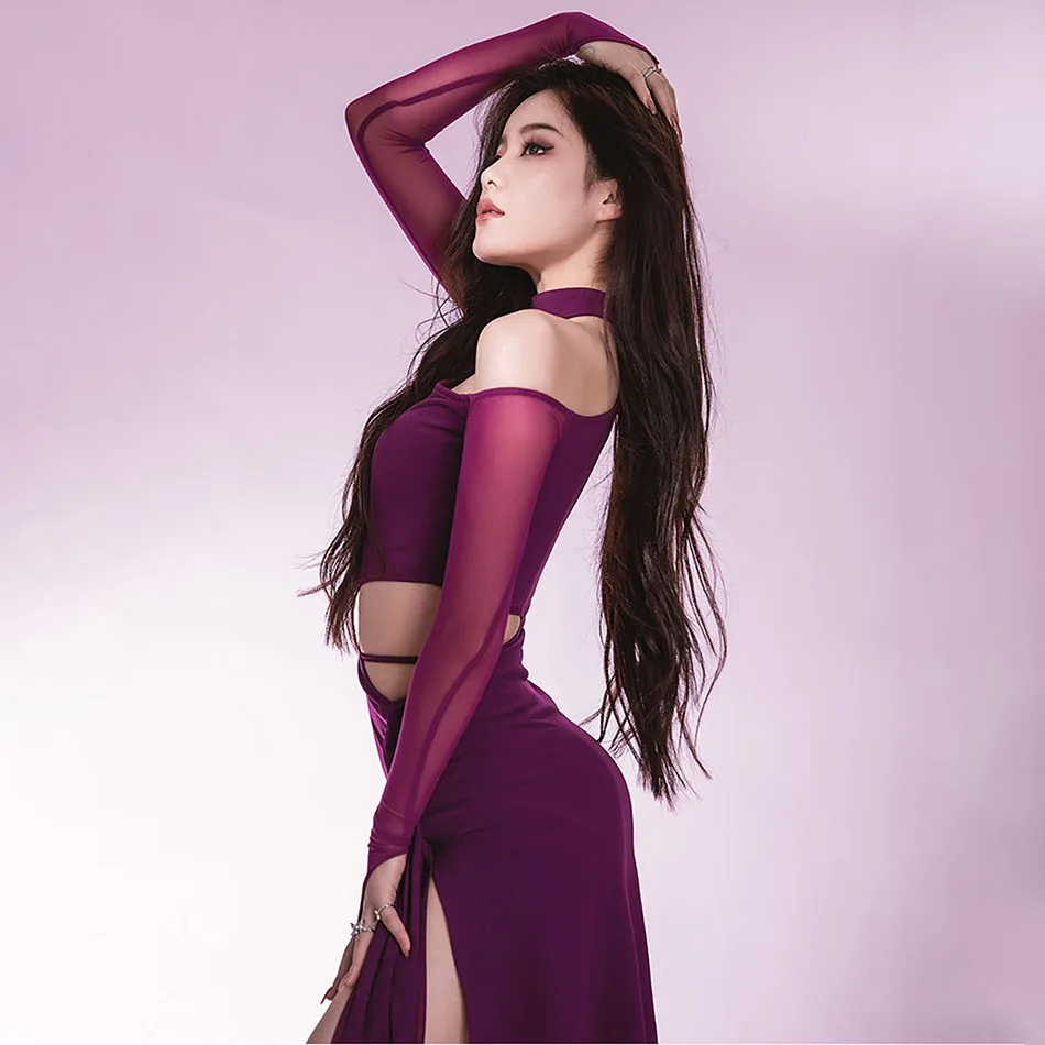 Женское платье для латиноамериканских танцев летняя одежда тренировок женское