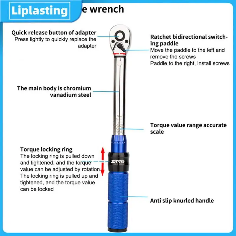 

Socket Spanner Adjustable Ratchet Wrench Set Multitool High Quality Professional Torque Spanner 792g/set Digital Torque Wrench