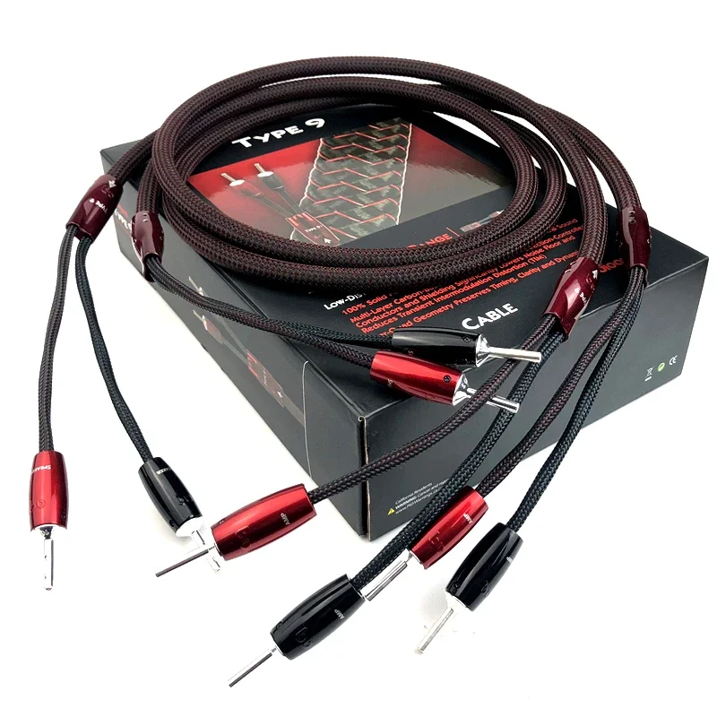 Динамик-кабель серии 1000 Серебряный штекер типа банан / Y-образный