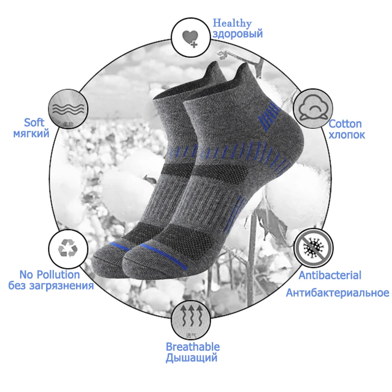 Рисунок 6 - 5 пар, модные мужские носки до щиколотки
