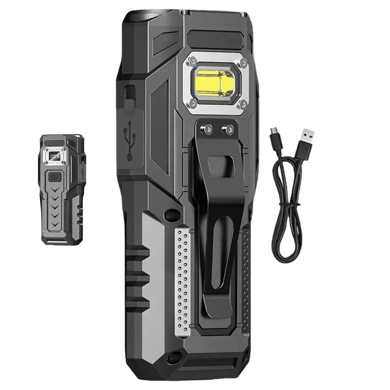 Портативный фонарик перезаряжаемые компактные магнитные фонарики индикатор