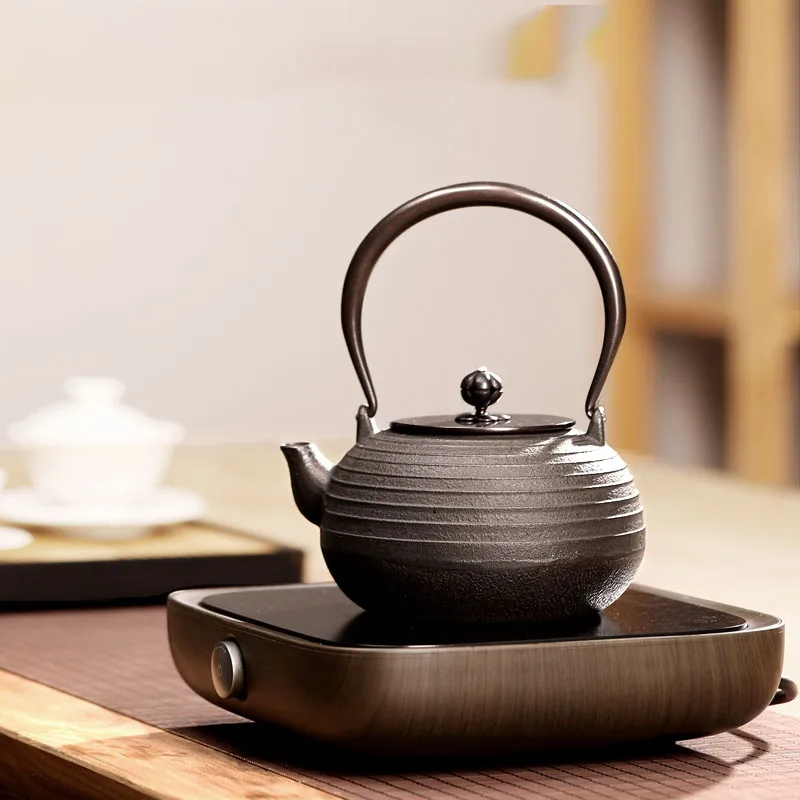 Японский чугунный чайник ручной работы для кипячения бытовой воды железный