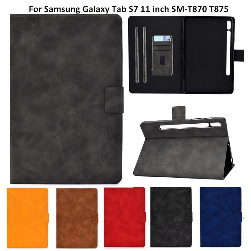 

Чехол-книжка из искусственной кожи для Samsung Galaxy Tab S7