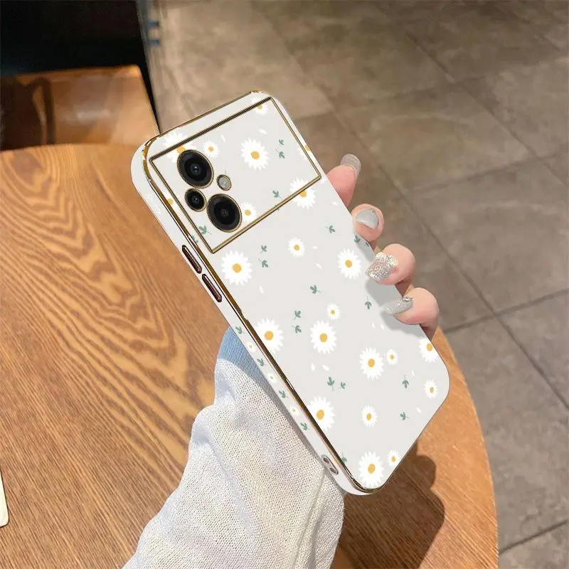 Luxury Plating Phone Case For Xiaomi Poco M5 F4 F4 GT X4 X4 GT M4 Pro F3 X3 M3 X3 NFC X2 X3 Pro C40 Cover