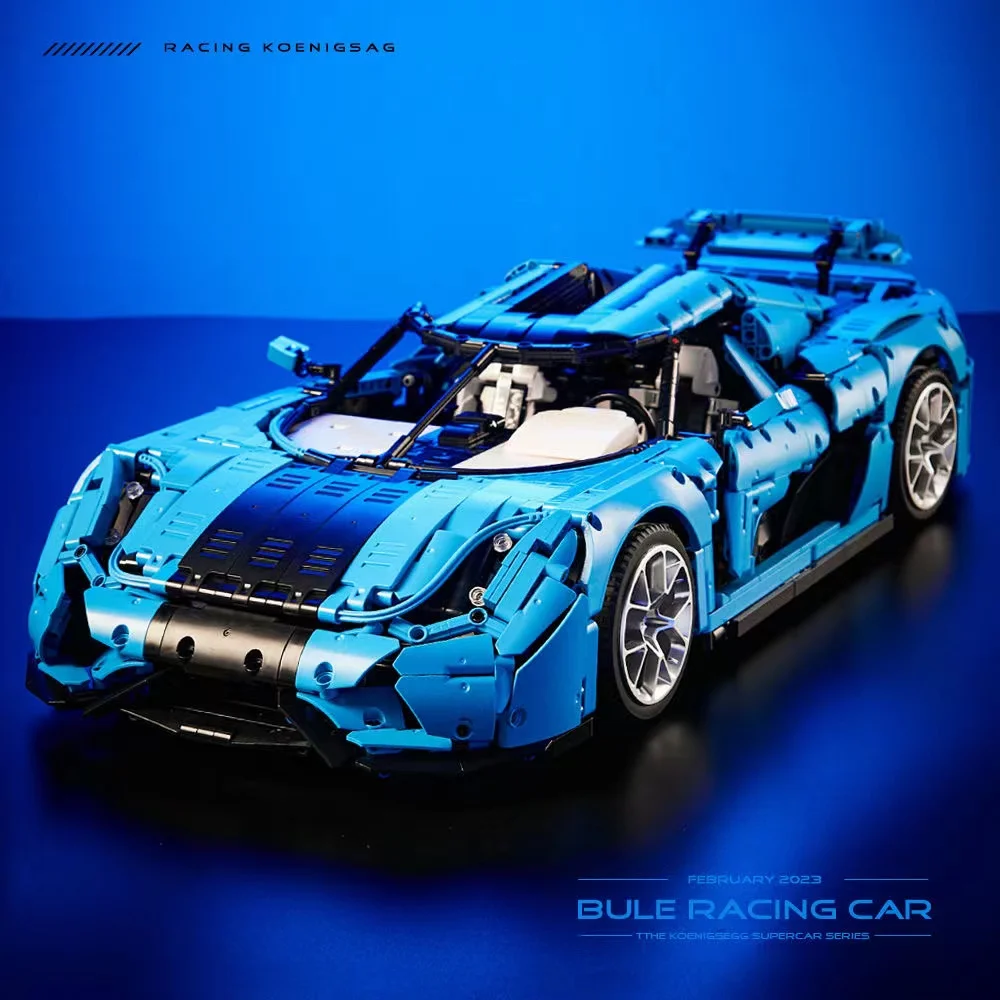 

Technical Car Bricks 4400PCS Model Buiding Kit for Adults Toys Gifts Kids 1:8 Expert Racing Cars Koenigseggs Blocks