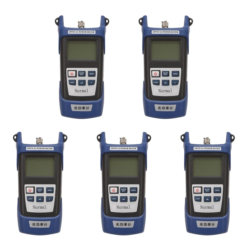 

5X Handheld Optical Power Meter High Precision Optical Fiber Tester Optical Attenuation Test With Fc/Sc Adapter