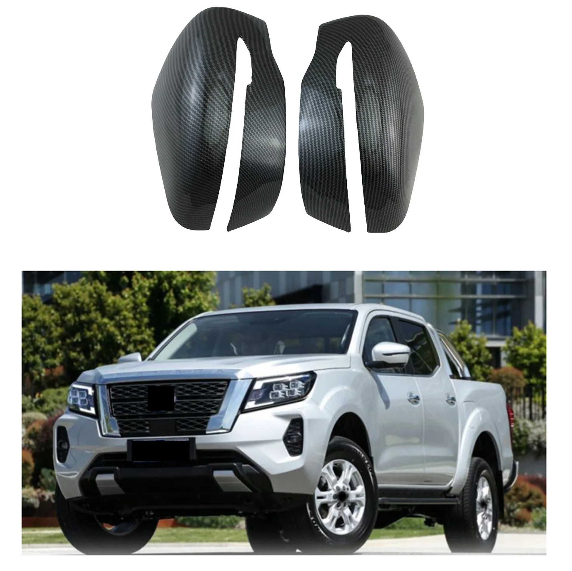

For Nissan NAVARA NP300 2014-2020 Car Exterior Rearview Mirror Decoration Cover Trim Stickers