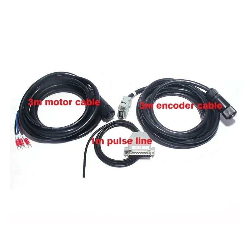 Серводвигатель переменного тока 400 Вт 220 В 3000 об/мин 80ST-M01330 1 27 Нм + драйвер кабель