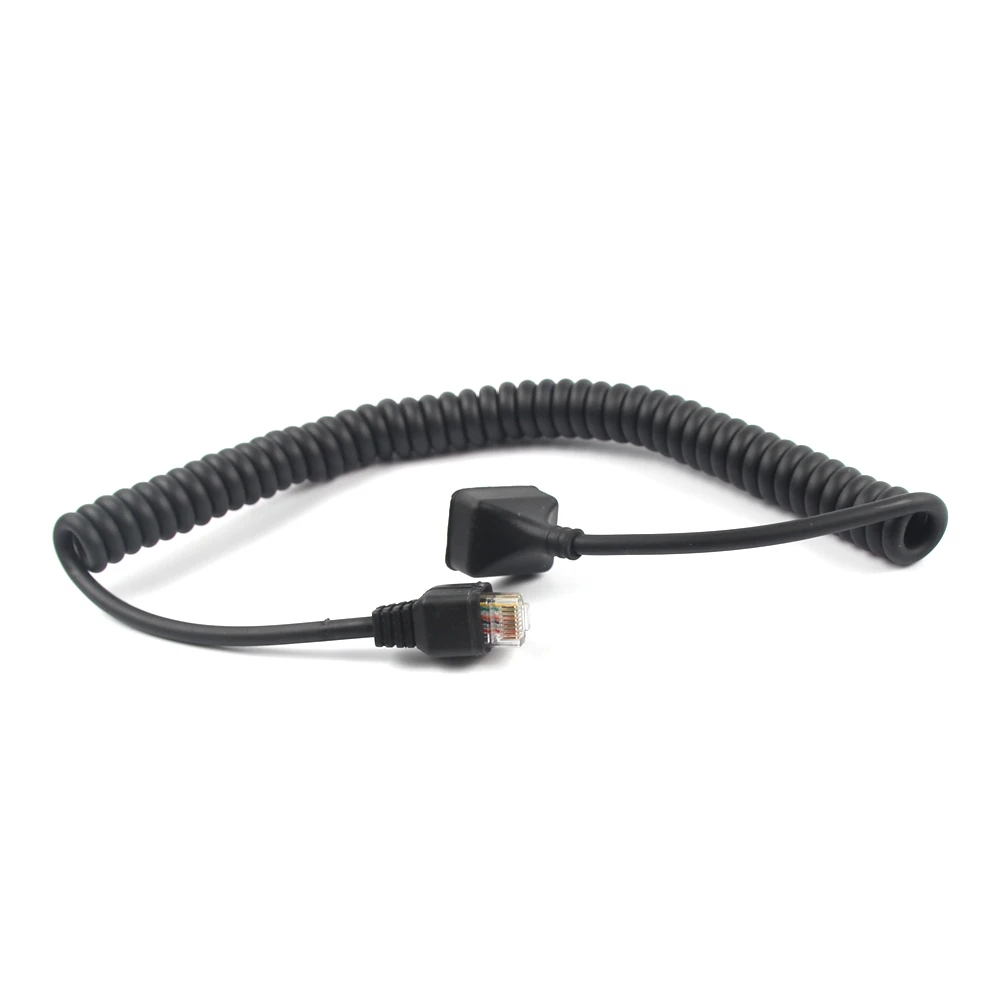8 Pin Replacement Speaker Mic Cable Microphone Cord for Kenwood TK-868G TK-768G TK-862G TK-762G TM-271A TM-471A TK-760 Radio