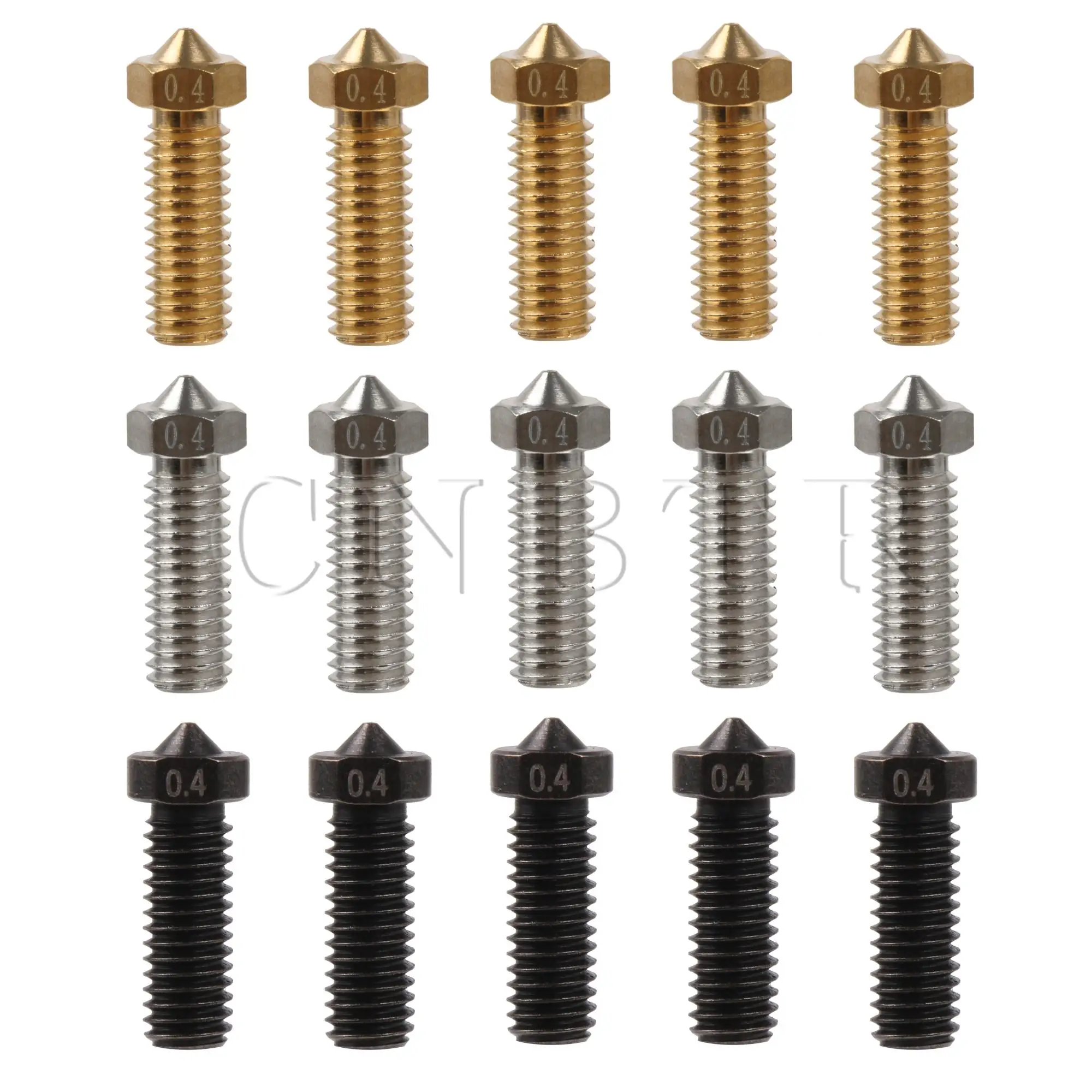 

Насадки CNBTR для 3D принтера M6, 15 шт., 0,4 мм, замена для Kobra Plus 1,75 мм