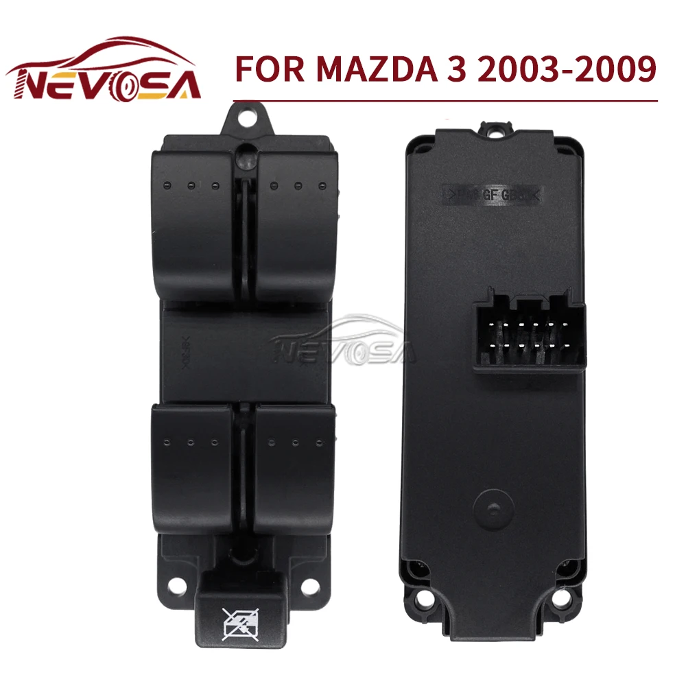 

Для Mazda 3 Mazda3 2003 2004 2005 2006 2007 2008 2009 кнопка переключения электрического окна запасные части B32H-66-370 BP4L-66-350