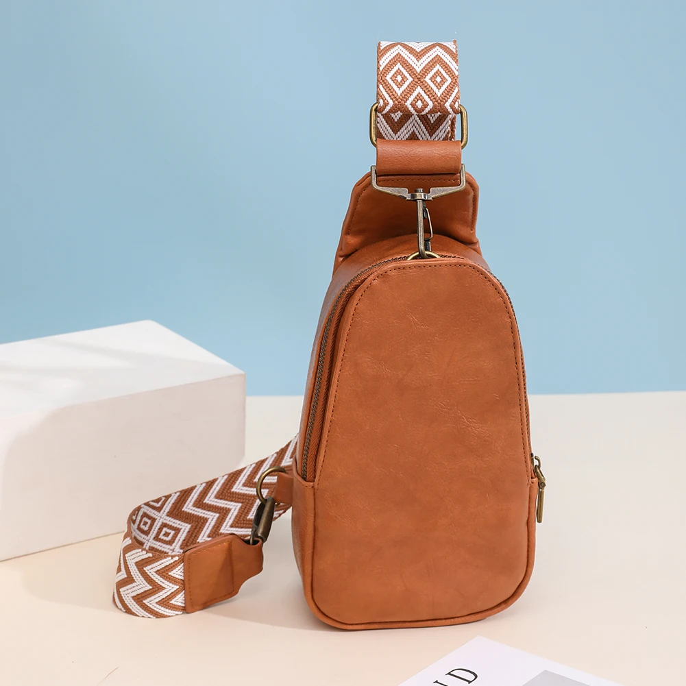 

Поясная Сумка для женщин, забавная нагрудная сумочка на молнии, модные кожаные женские кошельки, дорожный кошелек на ремне