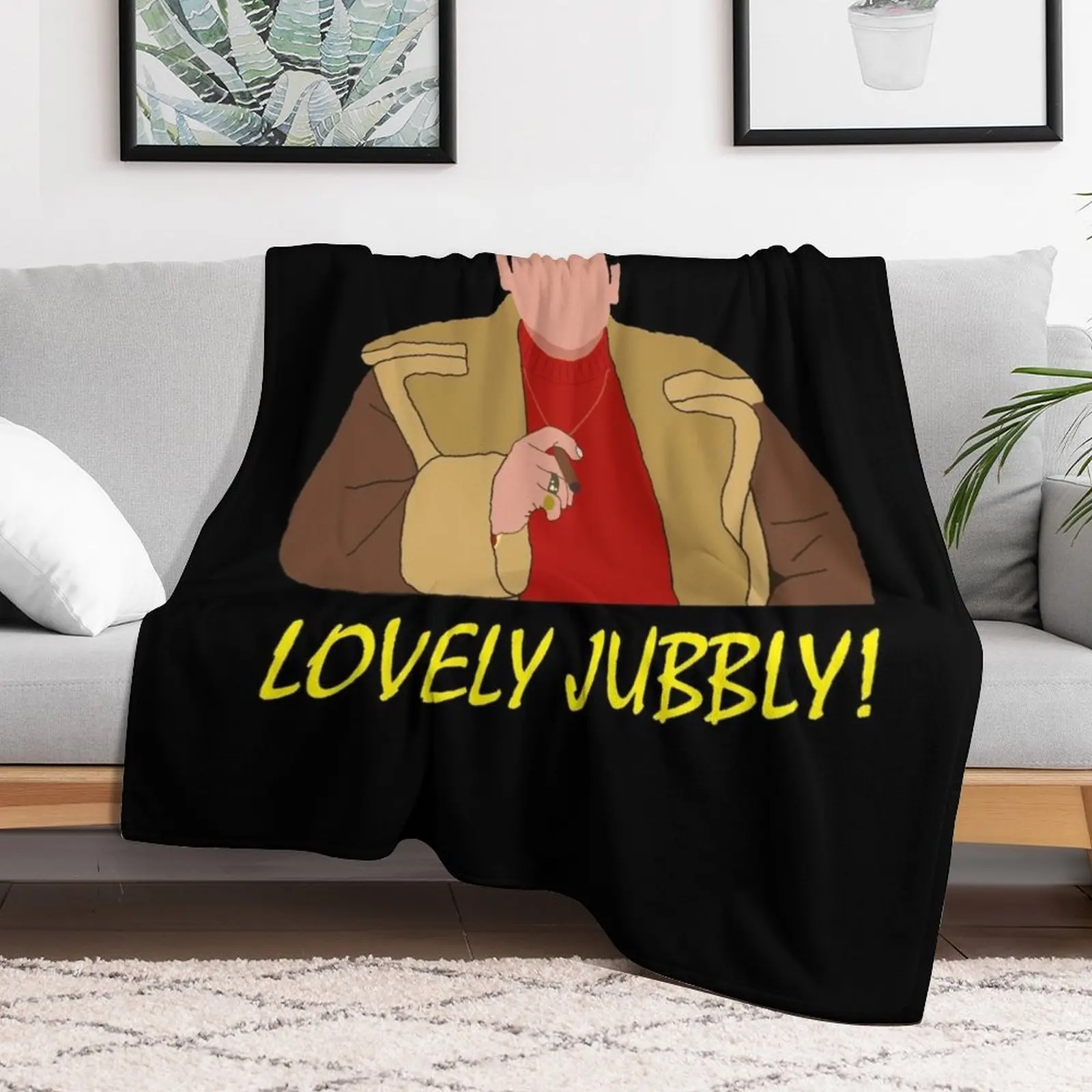 Прекрасно еврейское! (Желтое) Одеяло Роскошные лохматые детские одеяла для