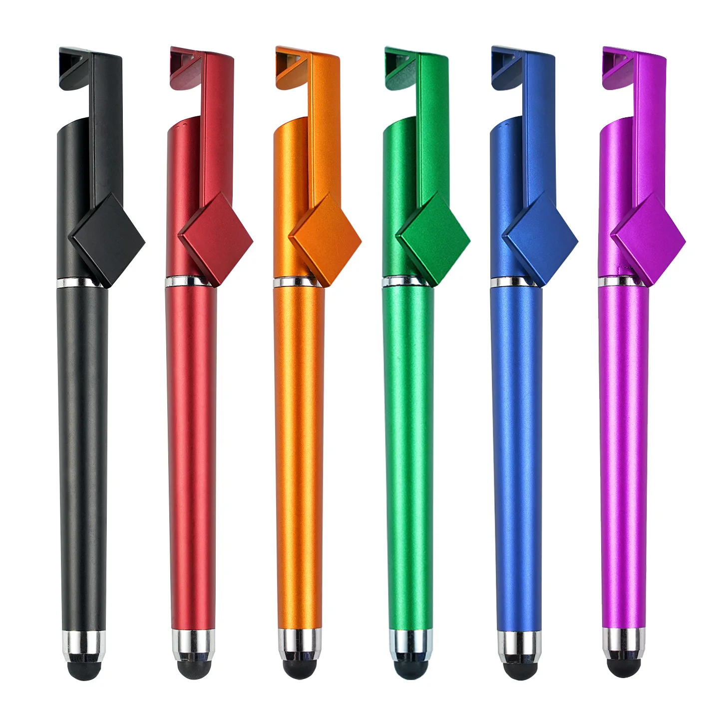 logo custom 100pcspack gel pen set 23 styles options office multifunctional phone screen touch promotion glitter gel pens free global shipping