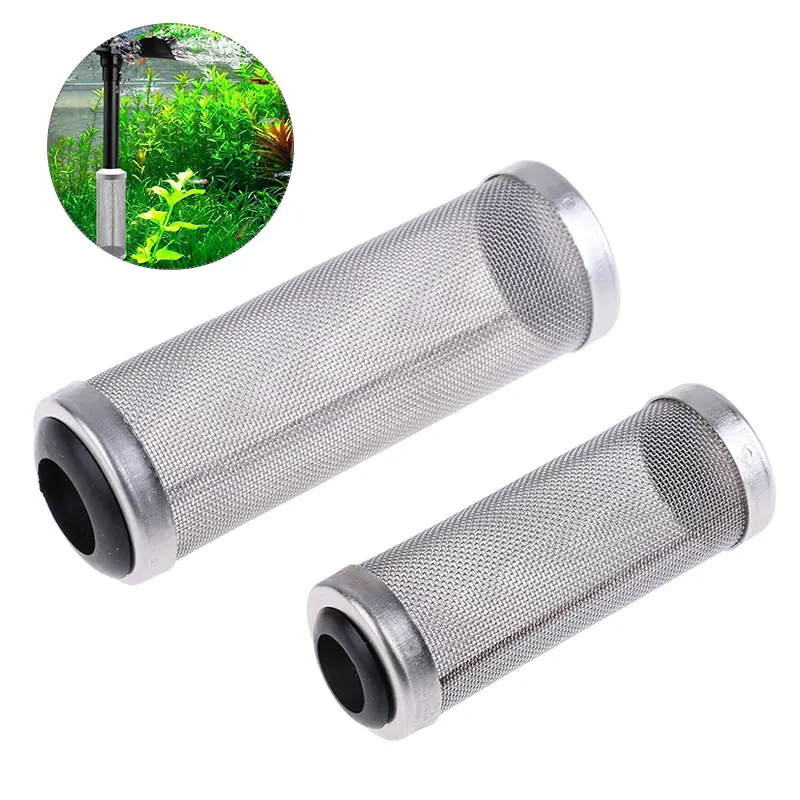 

Впускной рукав из нержавеющей стали для фильтра, сетка, специальный фильтр для креветок, аксессуары для аквариума