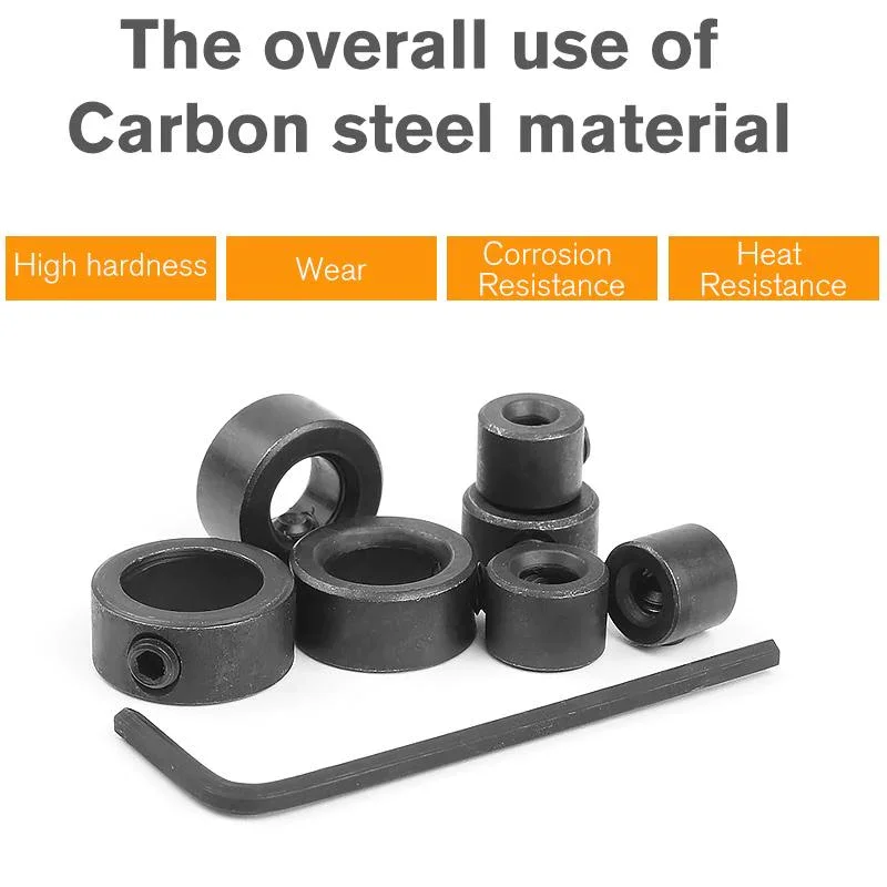 

9pcs/set 3-16mm Limit Ring Drill Woodworking Drill Clamp Positioning Ring Locator Drill Bit Depth Stop Collars Ring Positioner