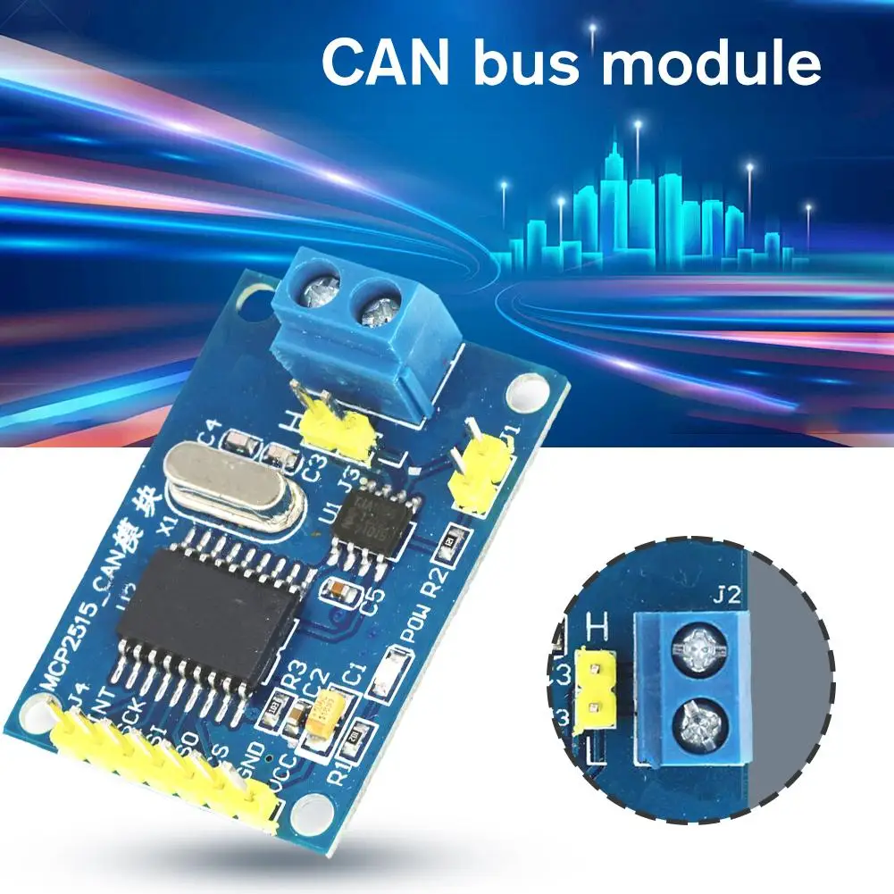 MCP2515 CAN-шина Модульная плата TJA1050 приемник SPI для 51 MCU Φ Новый C9D7