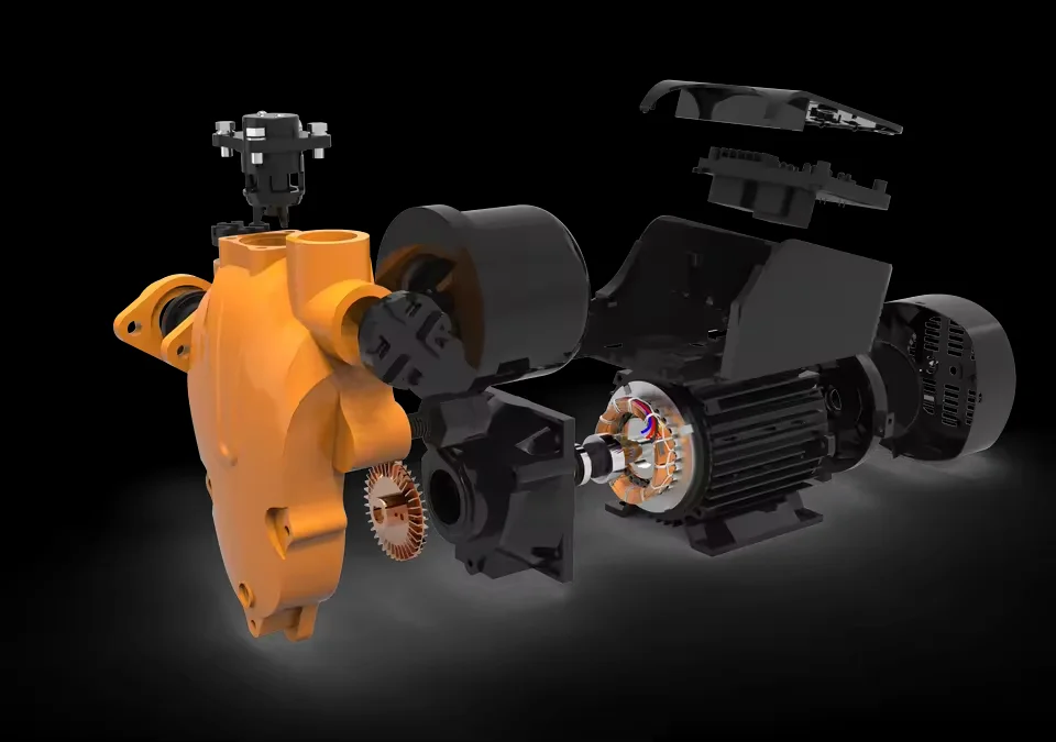 Высокопроизводительный самовсасывающий насос периферийного давления воды WATERPRO