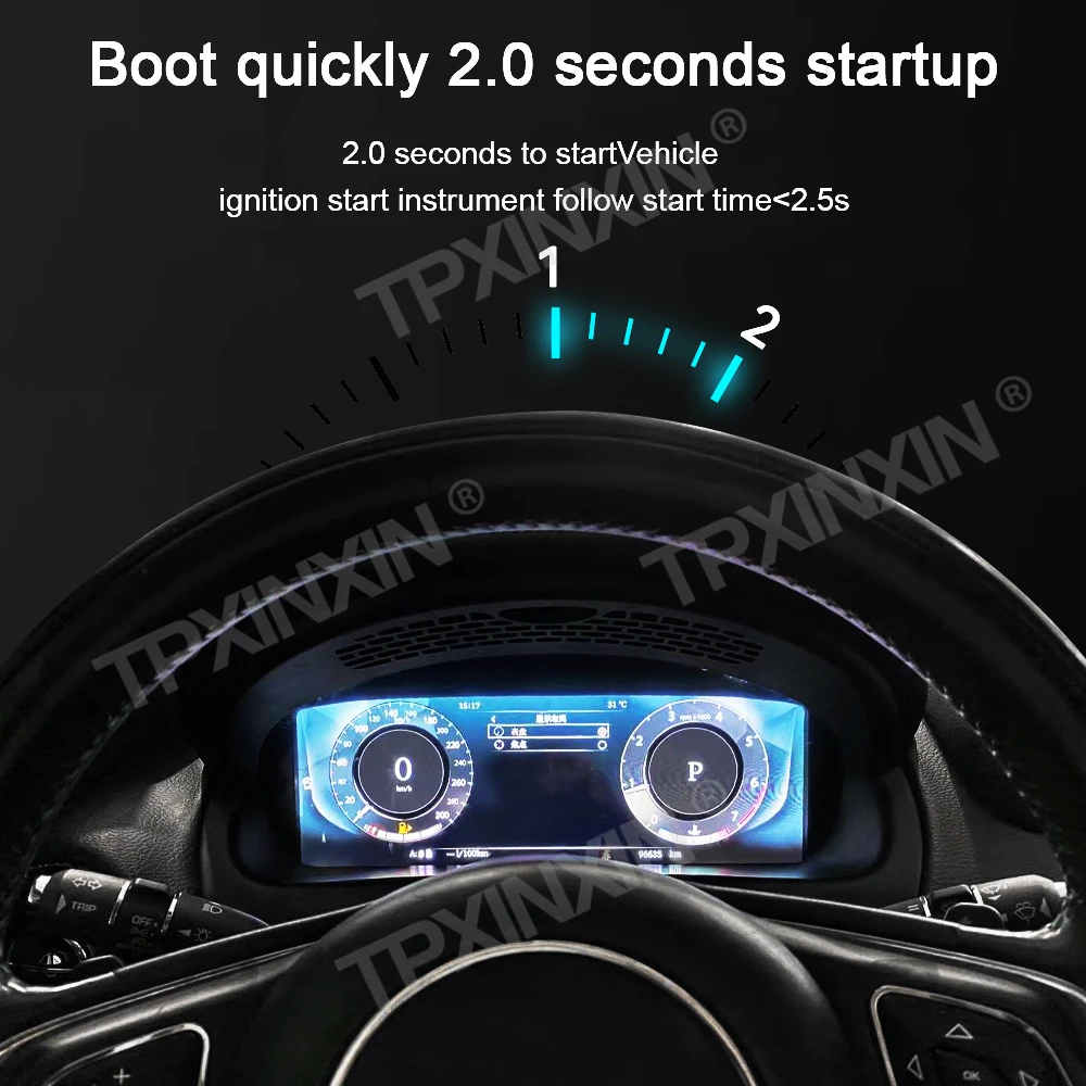 Цифровой ЖК-кластер для Jaguar XJL 2010 2011 2012 2013 2014 2015 2016 2017 2018 2019 Автомобильная цифровая