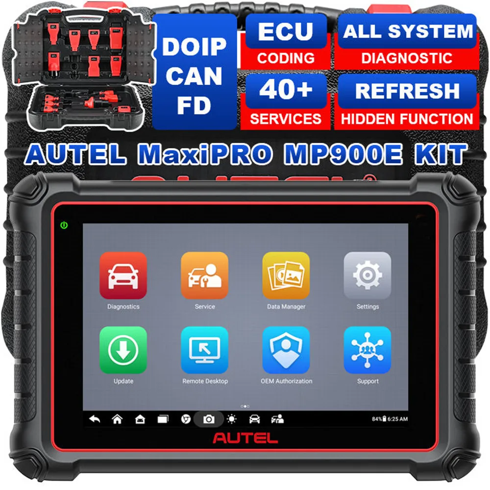 Autel Maxipro Mp900e комплект Mp900 Mp 900e OBD2 OE-уровень все системы Диагностика инструмент
