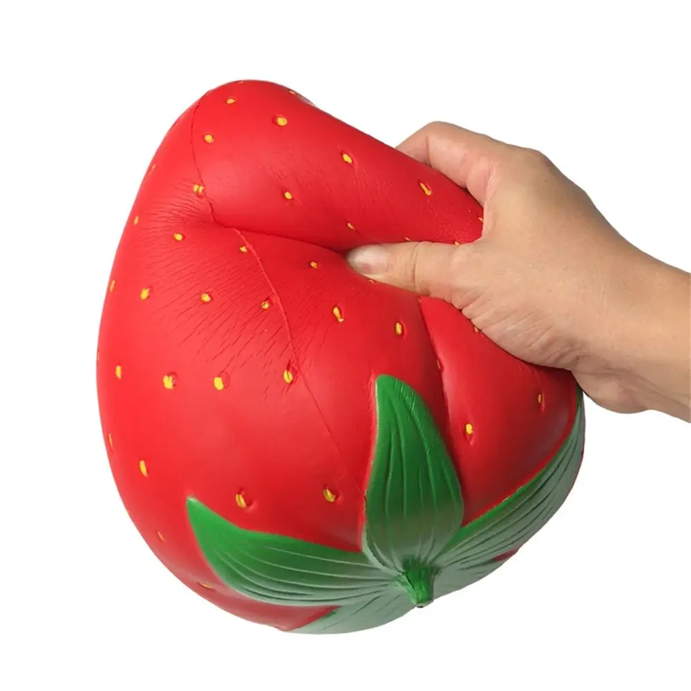 Jumbo Kawaii Orange Strawberry Slow Rising Squishy Squeeze Fidget Toys Giant Cream Scented Antistress Sensory Stress Relief Toy