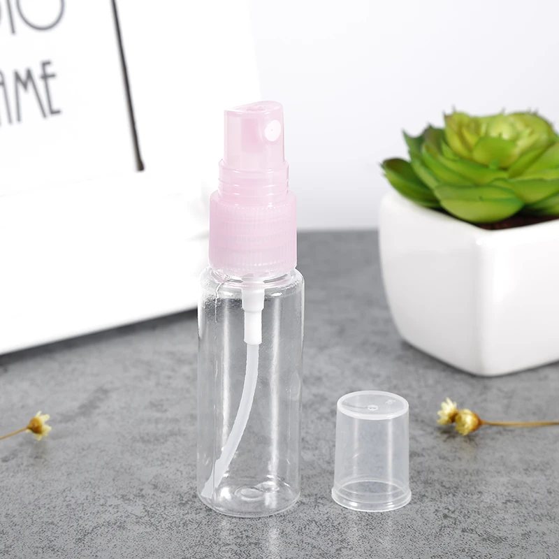 

20ml Refillable Bottles Travel Portable Transparent Plastic Bottle Atomizer Empty Spray Bottle Lightweight Convenient Bottle