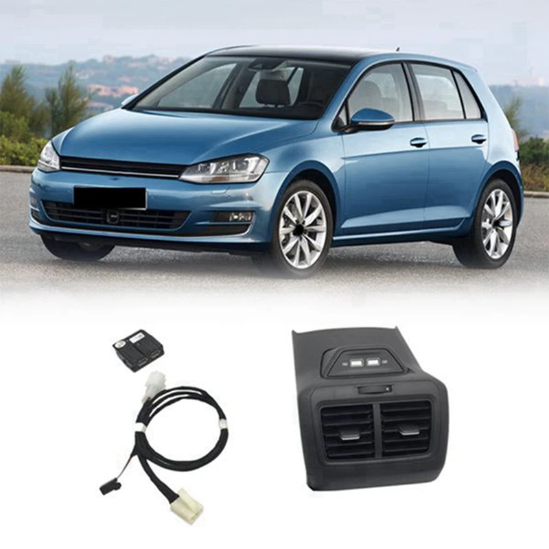 

Car Rear Air Vent Trim Frame Center Armrest With USB Adapter 5GG864298B82V Car Accessories For Golf 7 MK7 2013-2019