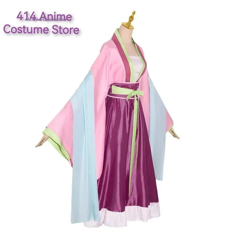 Maomao Косплей Костюм Аниме The Apothecary Diaries Hanfu Зеленый Парик Костюмы Античная Униформа