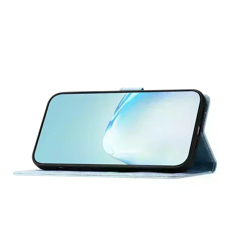 Модный Шелковый чехол для Redmi 10 21061119AG Магнитный кожаный флип-кошелек Xiaomi 2022 10C 9A 9C