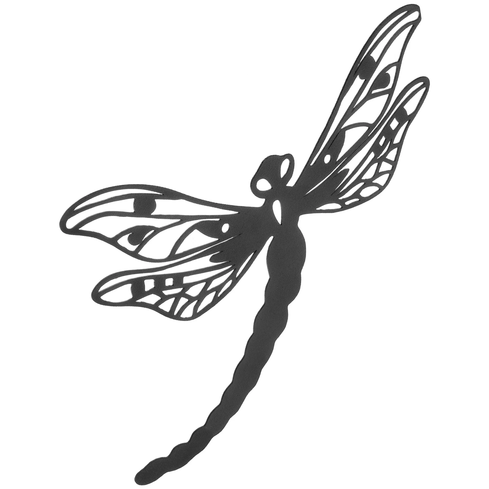 

Metal Hollow Dragonfly Artwork Wall Decor Yard Living Room Decorative Glass Sculpture