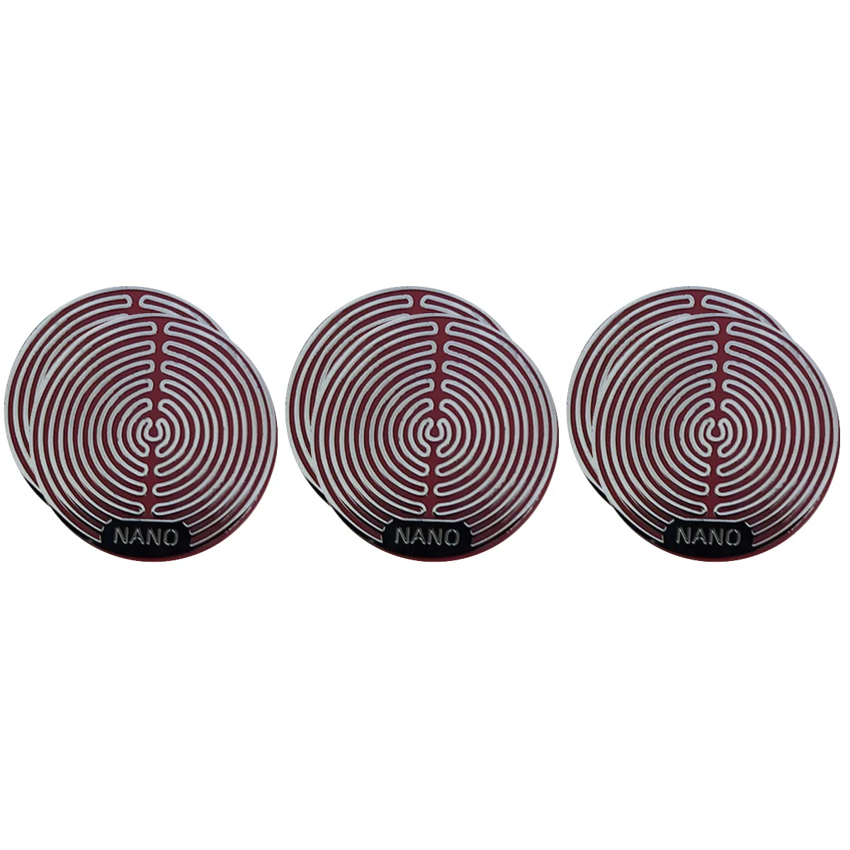 

6 Metal Radiation Protector Stickers Blockers for Mobile Laptop PC