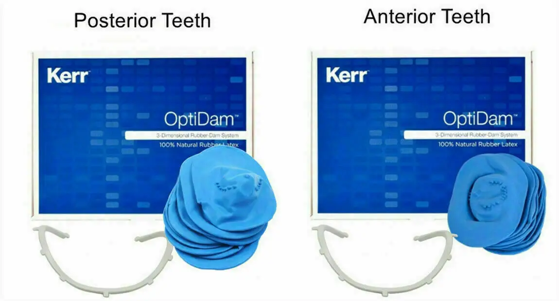 

Kerr OptiDam 3D Dental Rubber Dam Sheet Frame Natural Latex Anterior/Posterior Endodontic Instruments