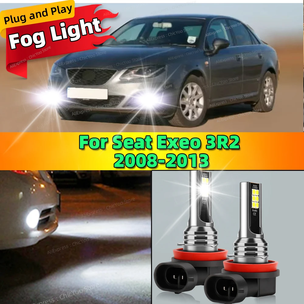 2 шт. 6000K передняя противотуманная фара светодиодная лампа автомобильная Canbus для