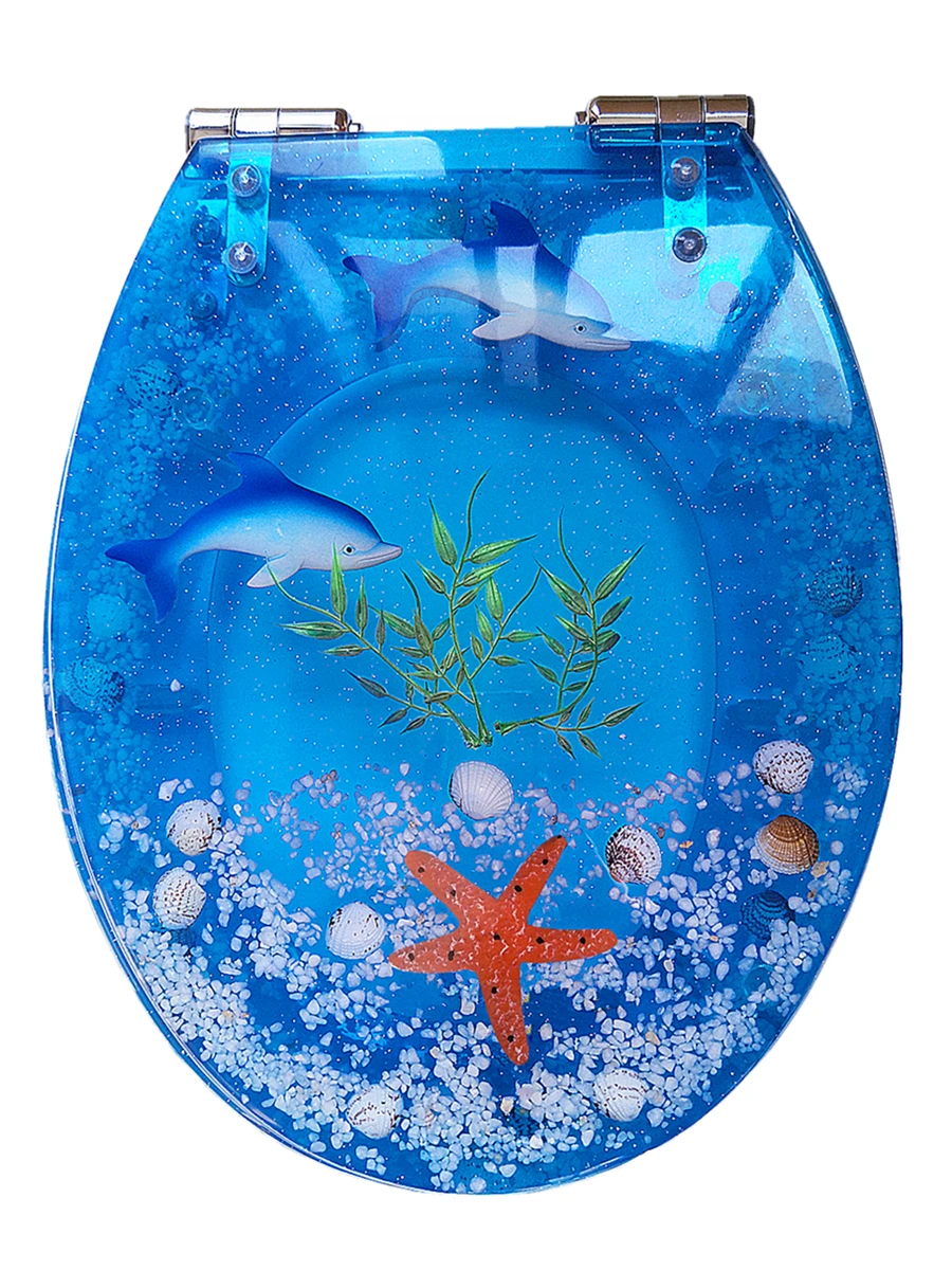 Высококачественные полимерные утолщенные сиденья для унитаза универсальные