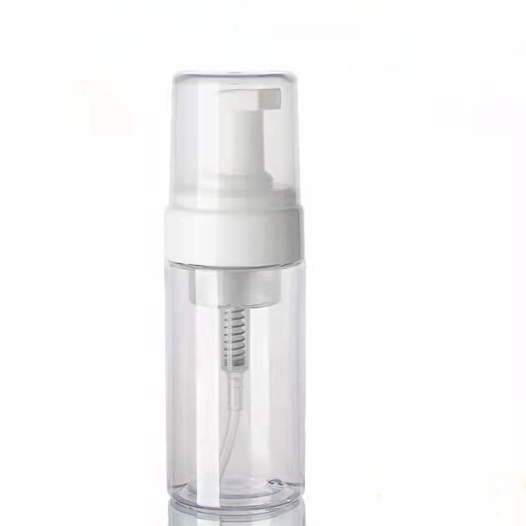 

Spot transparent foam bottle 100ml PET plastic 150ml 200ml facial cleanser shampoo mousse foam bottle