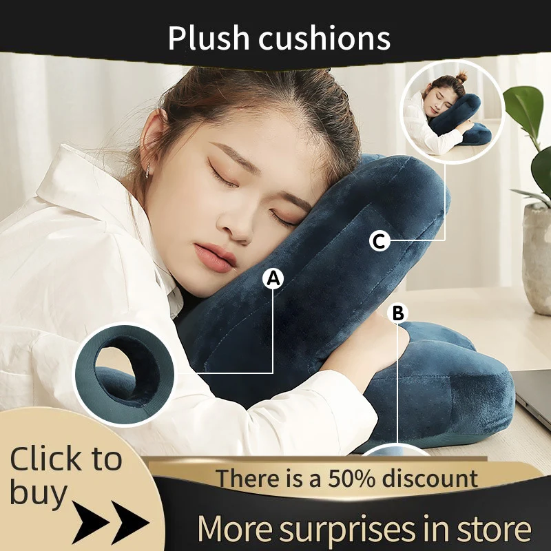

Sleeping for lunch break in primary school classroom pillow for office