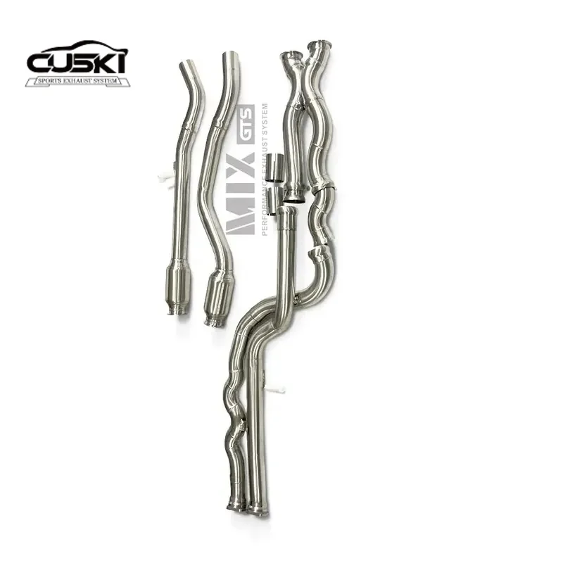 Подходит для BMW M2C F87 S55 3 0 T качественная полировка из нержавеющей стали средняя