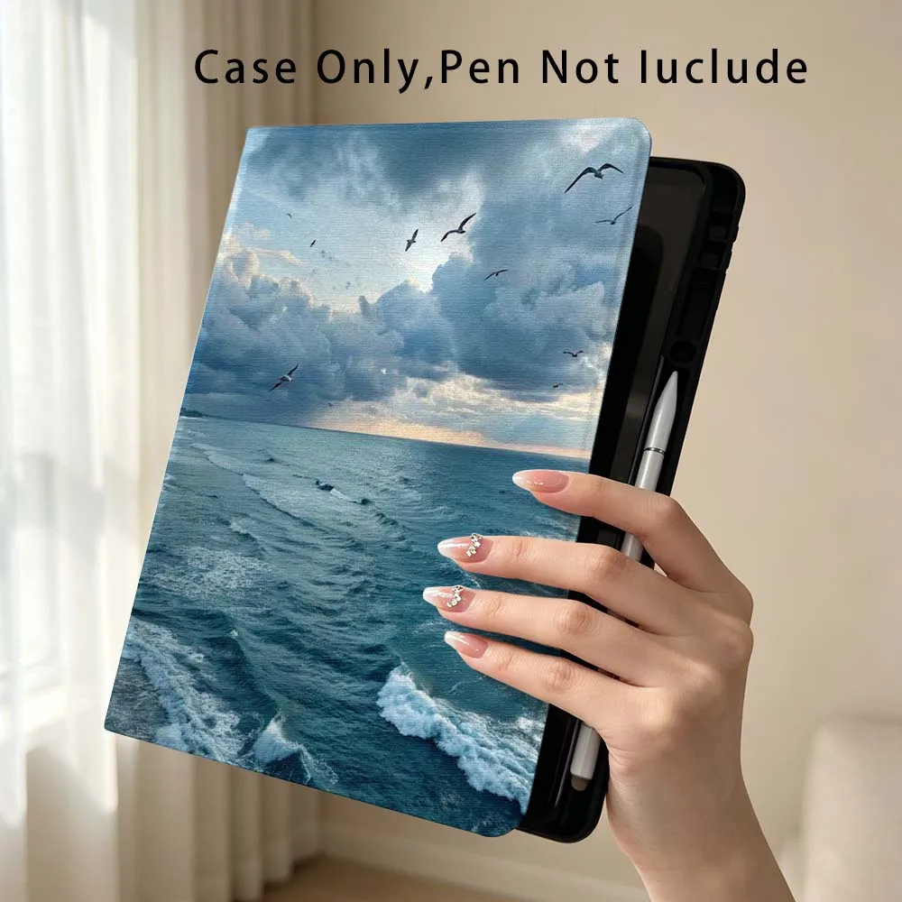 Фото Популярный чехол Blue Waterfall Mountain для планшетов Huawei MediaPad MatePad Honor Pro V6 9 V8 X9 12 X 13.3 SE 11 11.5 дюймов №5