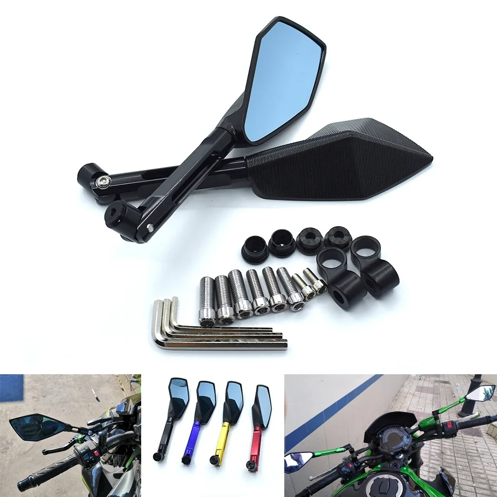 

Universal 8mm 10mm motorcycle CNC aluminum alloy rear view mirror For YAMAHA MT-07 MT-09 XMAX VMAX NMAX TMAX YZF-R1 R6 R15 R25