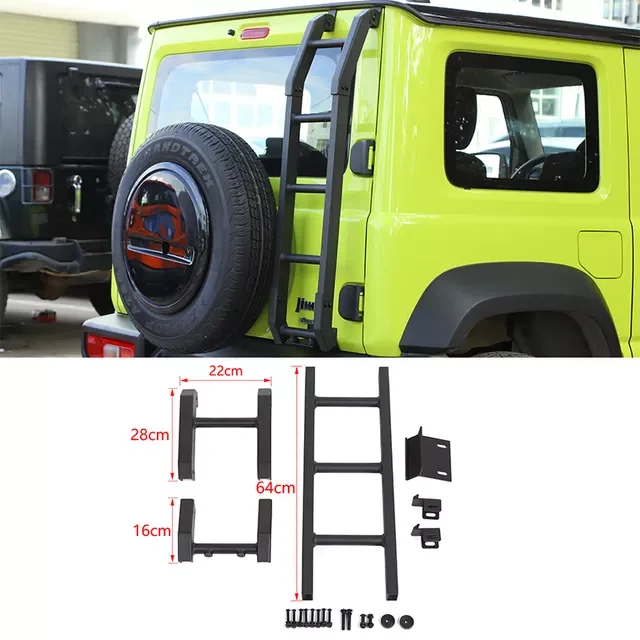 

Frames for Suzuki Jimny JB74 Car Rear Door Tailgate Ladder for Suzuki Jimny 2019 2020 2021 2022 Exterior Accessories