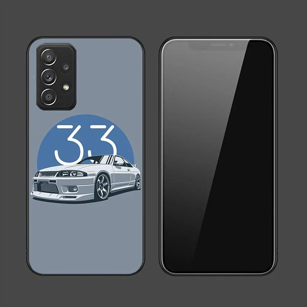 Japan JDM Nissan Sports Car New Phone Case For Samsung Galaxy A13 A52 A53 A73 A32 A51 A22 A12 A20e A50 A21 A72 A70 S 4G 5G Cover