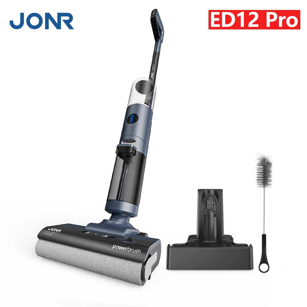 

Пылесос Jonr ED12 Pro, <500 Вт, беспроводной, влажная уборка, пылесборник