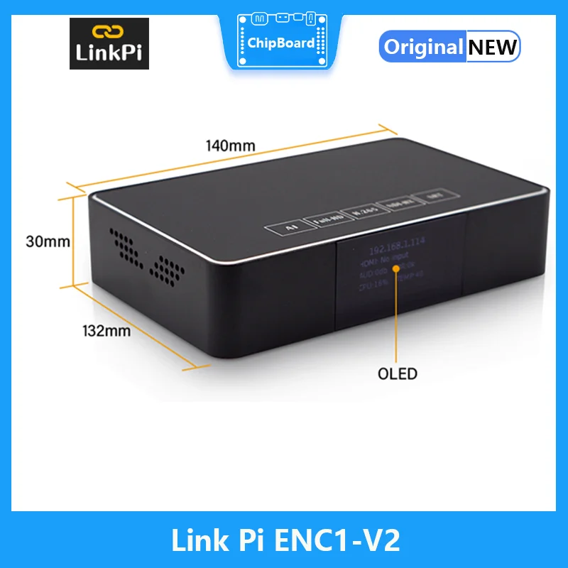 Link Pi ENC1-V2 Hisilicon Hi3520DV400 HDMI кодер-декодер HD SR/RTMP/RTSP/ONVIF/HLS прямая трансляция с