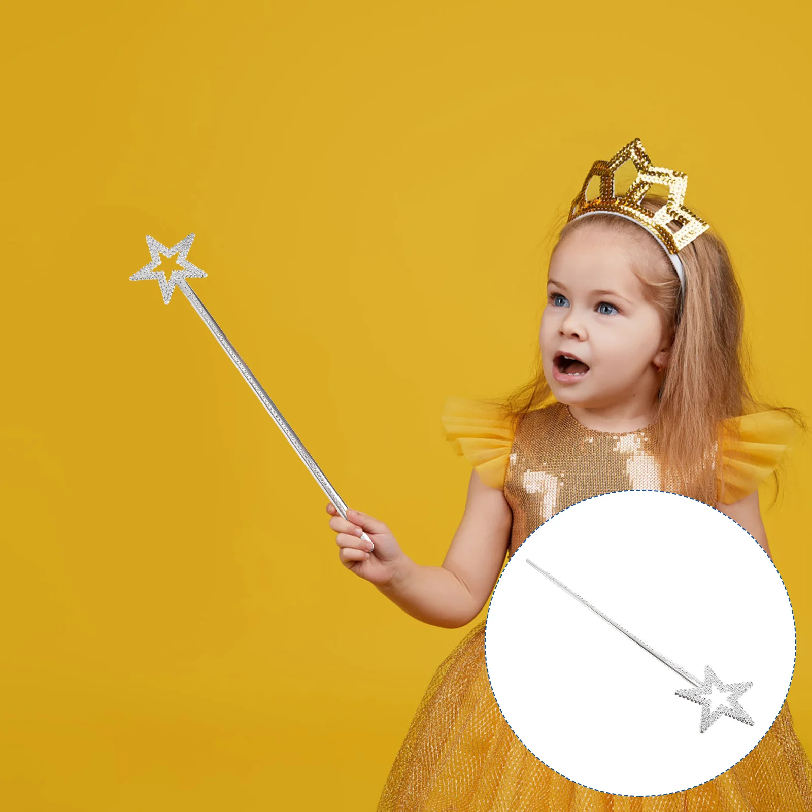 

1pc Kids Wands Reusable Fairy Fairy Wand for Birthday Performance Cosplay Party
