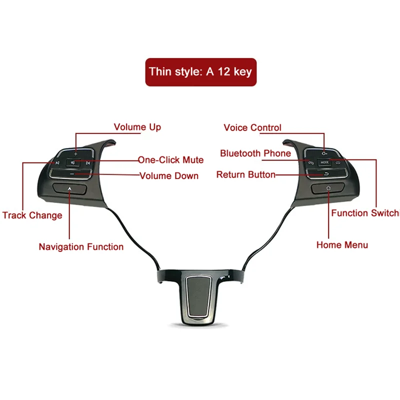 Для VW Jetta Golf Polo Bora Sagitar Многофункциональная кнопка на руле громкости
